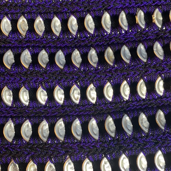 Hand Crafted Crochet Poptab Artsy Popart Shoulder bag tote - Picture 3 of 8